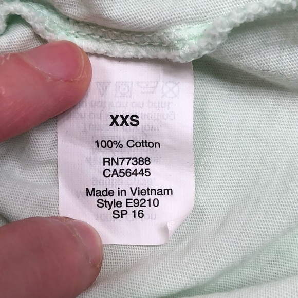 J Crew Mint Green Garment Dyed T, NWOT - Picture 5 of 6